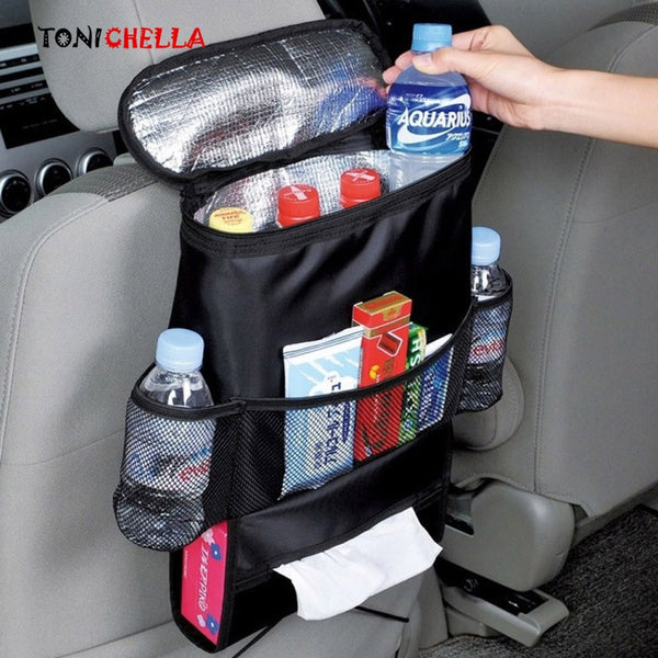 Baby Feeding Bottles Thermal Bags Car Seat Organizer Oxford Waterproof Cover