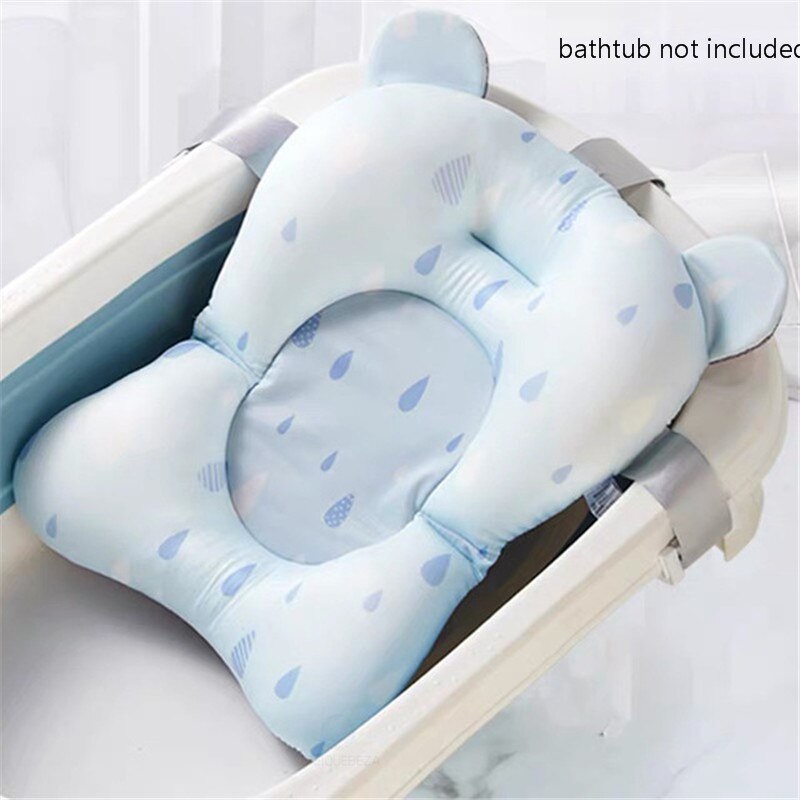 Cartoon Portable Baby Shower Bath Tub Pad Non-Slip Bathtub Mat Newborn Safety